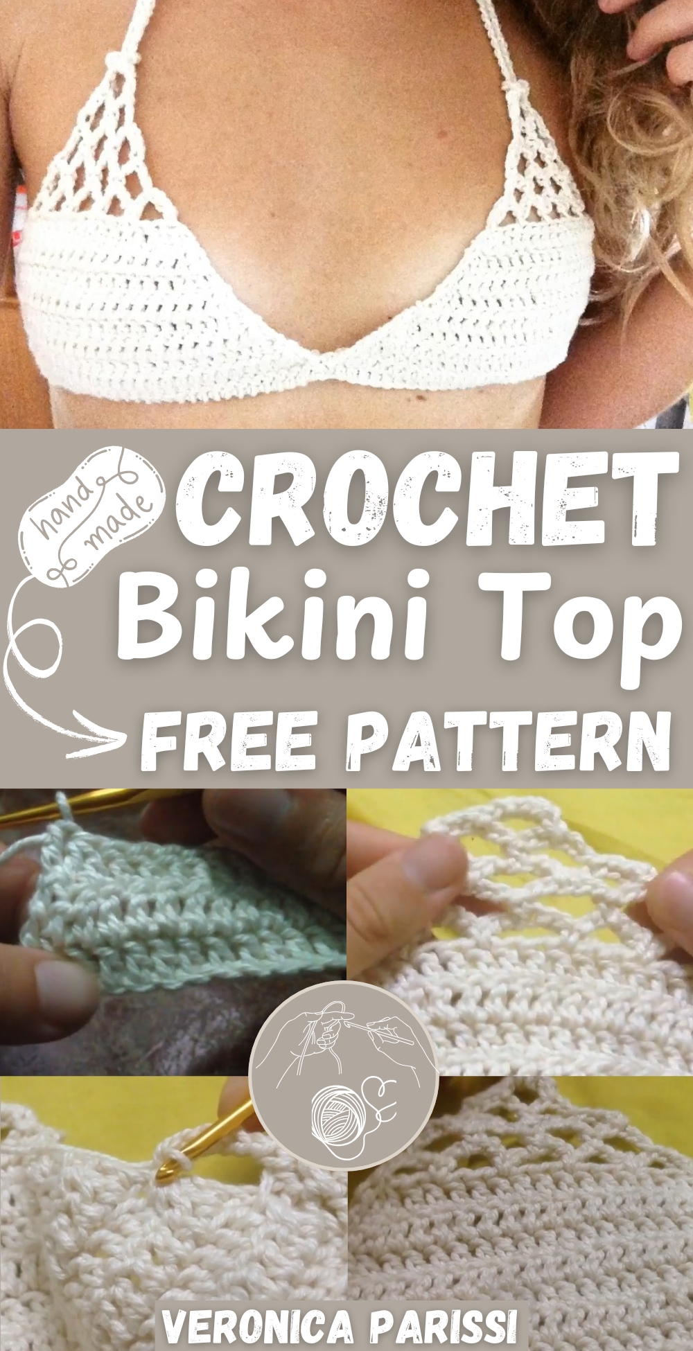 Easy Crochet Bikini Top pattern