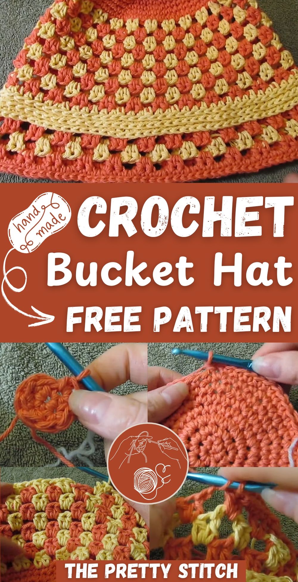 Easy Crochet Bucket Hat pattern