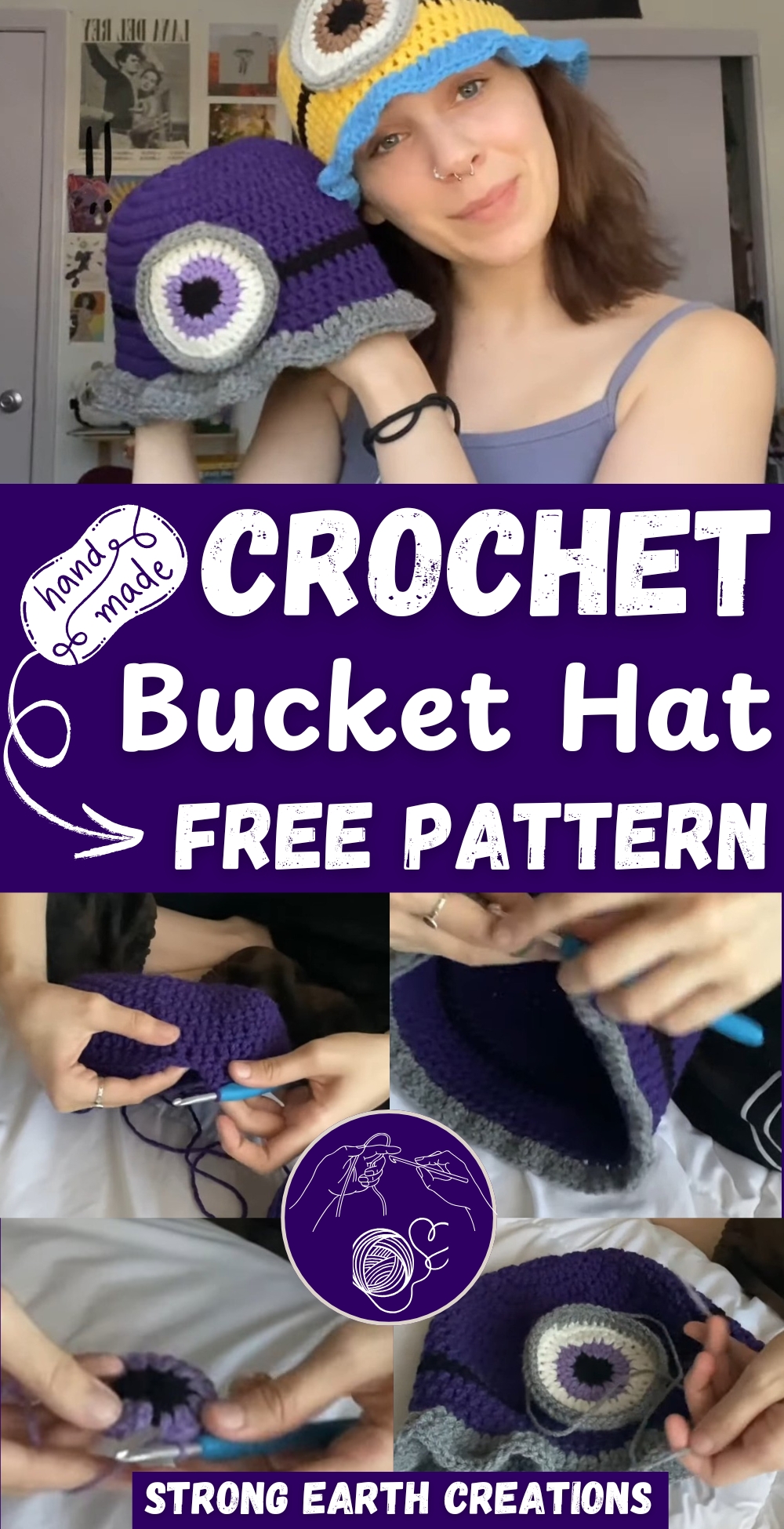 Easy Crochet Bucket Hat pattern