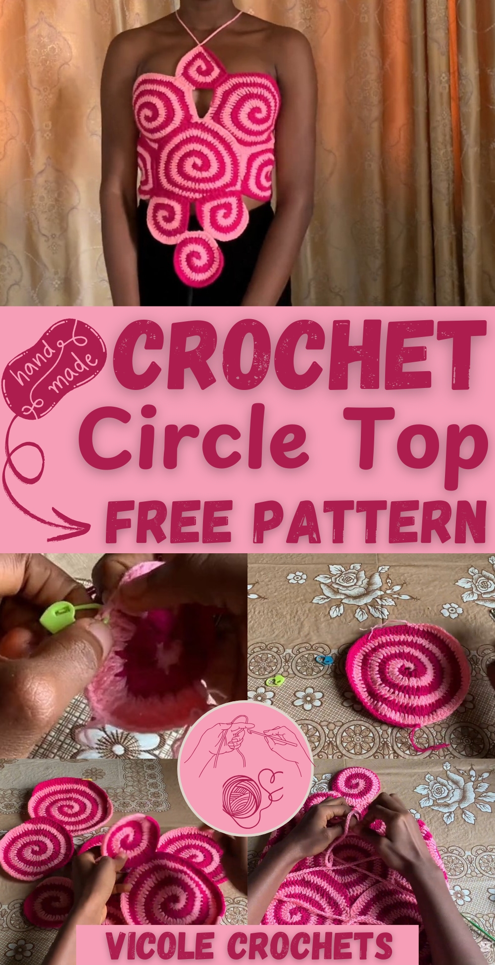 Easy Crochet Circle Top pattern