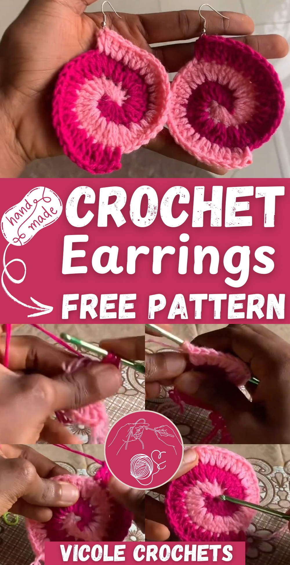 Easy Crochet Earrings pattern