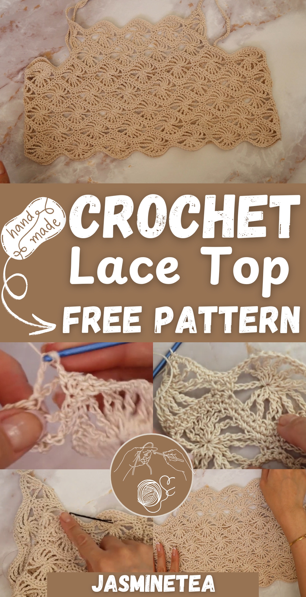 Easy Crochet Lace Top pattern