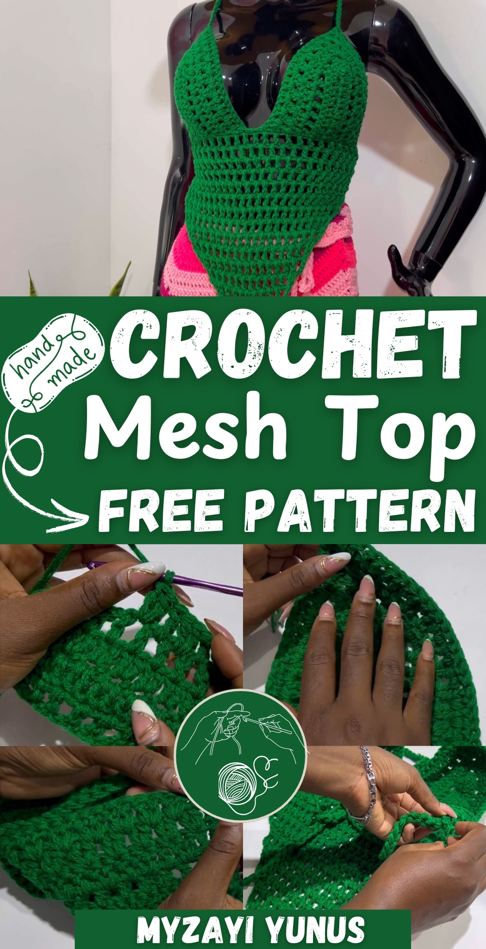 Easy Crochet Mesh Top pattern