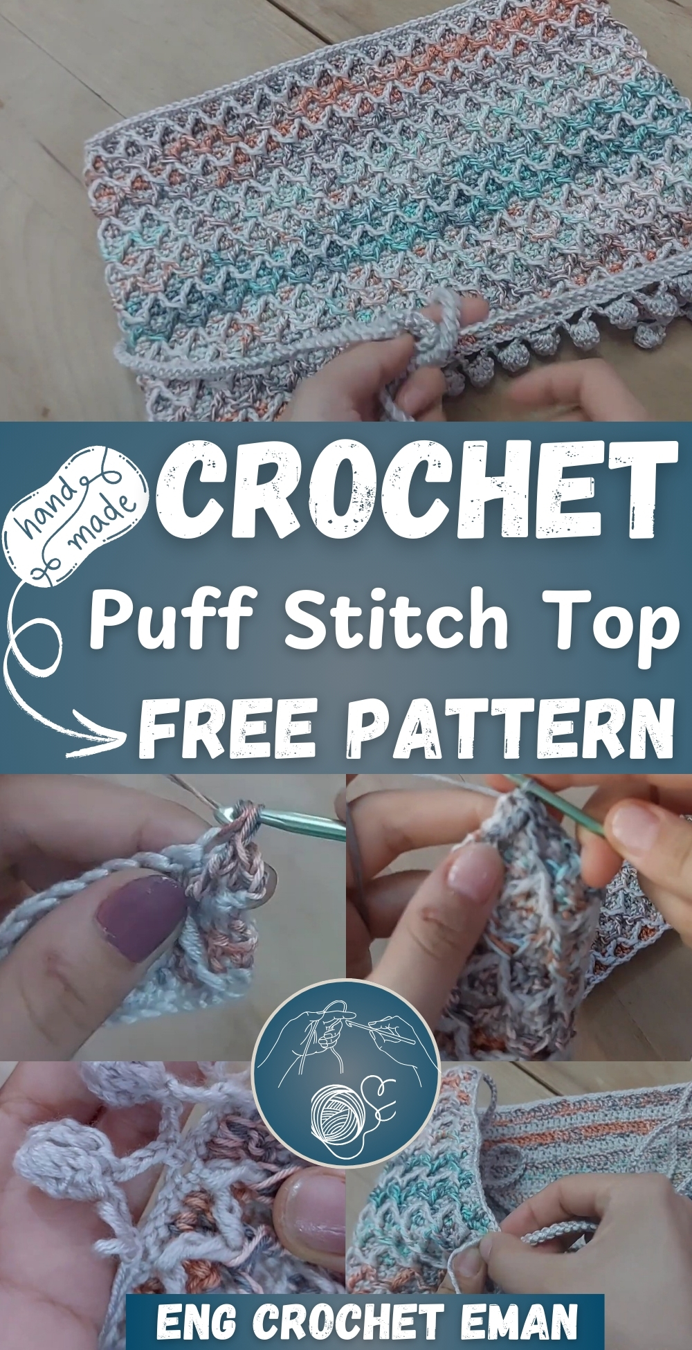 Easy Crochet Puff Stitch Top pattern