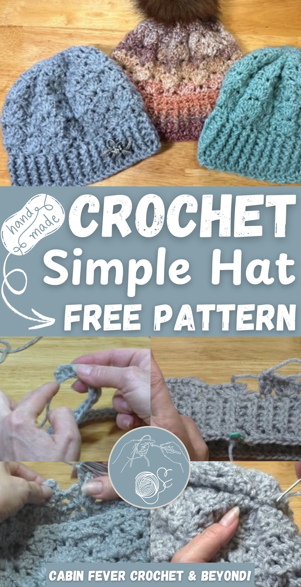 Easy Crochet Simple Hat pattern