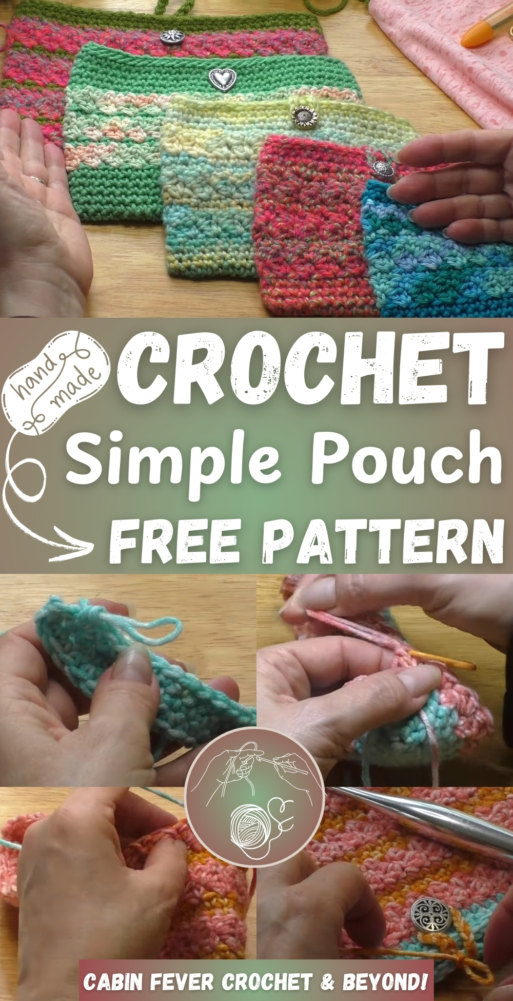 Easy Crochet Simple Pouch pattern