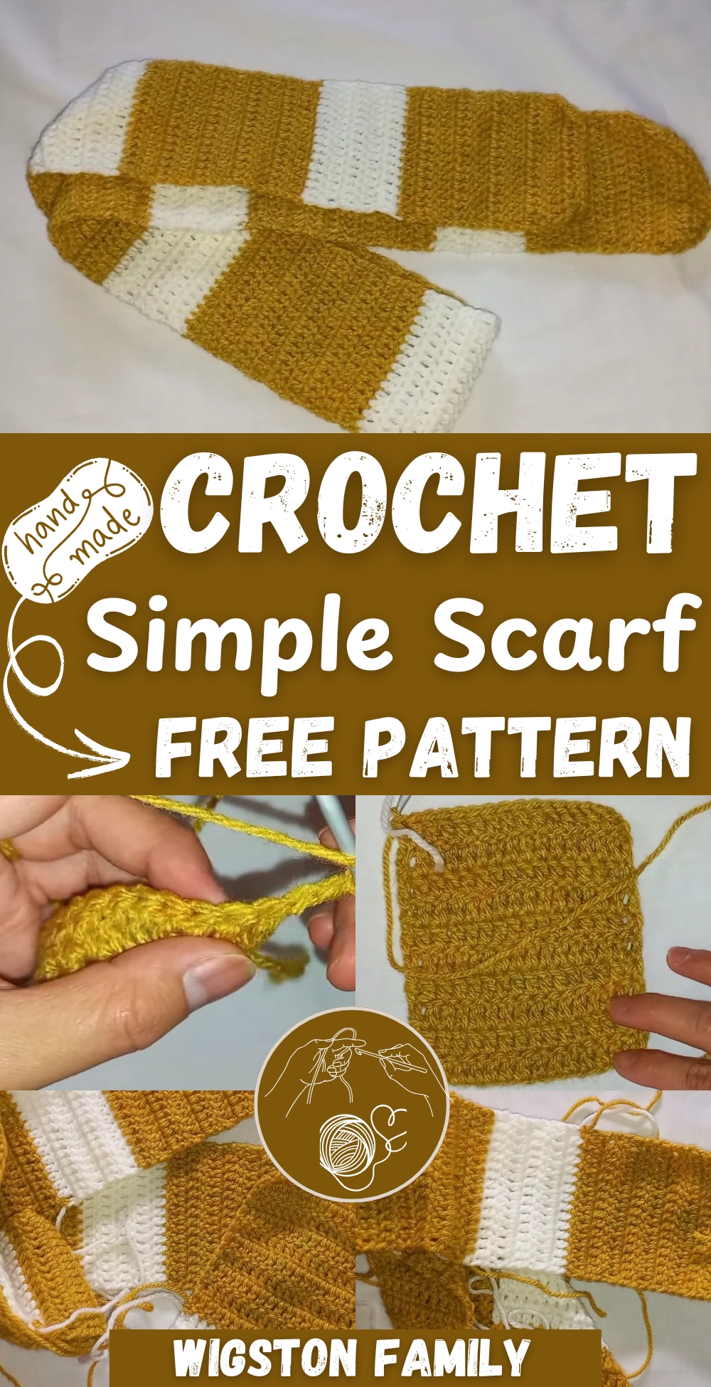Easy Crochet Simple Scarf pattern