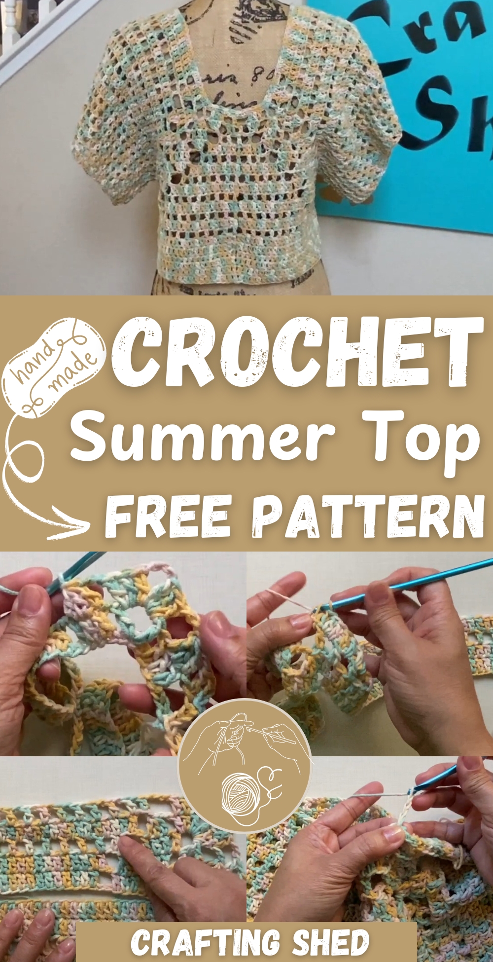 Easy Crochet Summer Top pattern