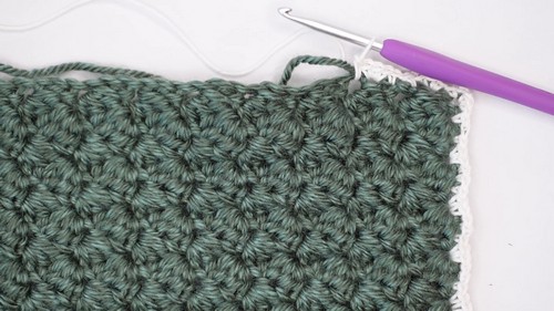Easy Crochet Earring Holder pattern 2