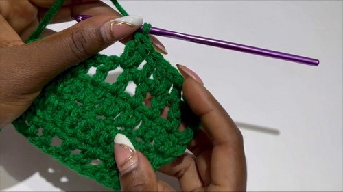 Easy Crochet Mesh Top pattern 1