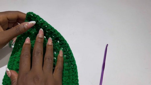 Easy Crochet Mesh Top pattern 2