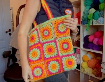 Easy Crochet Square Tote pattern 5
