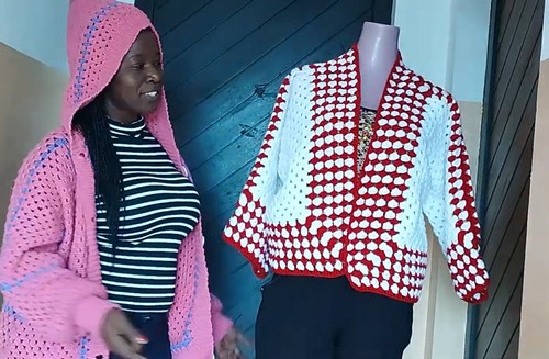 Easy Crochet Hexagon Top pattern 5