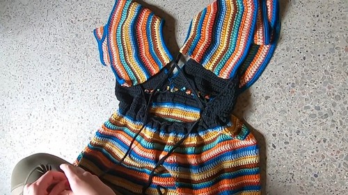 Easy Crochet Summer Dress pattern 5