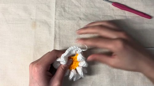 Easy Crochet Flower Halter Top pattern 3