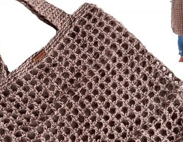 Easy Crochet Market Bag pattern 5