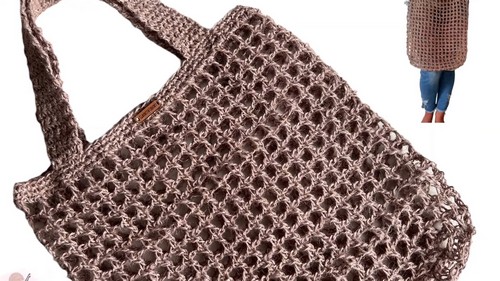 Easy Crochet Market Bag pattern 5