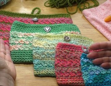 Easy Crochet Simple Pouch pattern 5