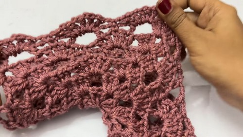 Easy Crochet Granny Square Shrug pattern 2