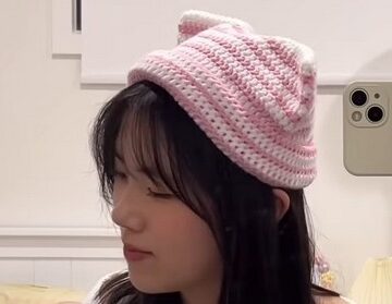 Easy Crochet Cozy Cat Beanie pattern 5