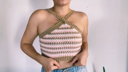 Easy Crochet Alpine Top pattern 5