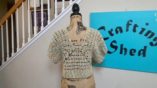 Easy Crochet Summer Top pattern 5