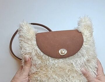 Easy Crochet Hobo Bag pattern 5