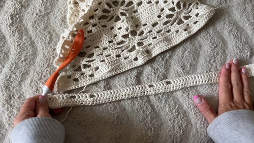 Easy Crochet Floral Long Sleeve pattern 2