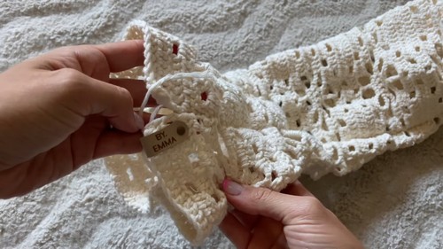 Easy Crochet Floral Long Sleeve pattern 4