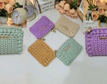 Easy Crochet Coin Purse With Zipper pattern 5