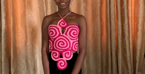 Easy Crochet Circle Top pattern 5