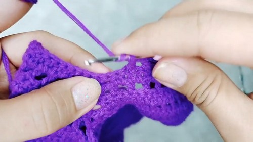 Easy Crochet Crop Top pattern 3
