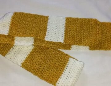 Easy Crochet Simple Scarf pattern 5