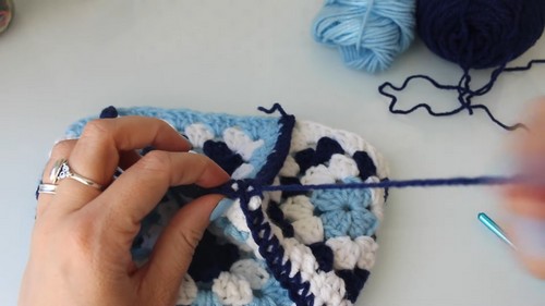 Easy Crochet Granny Bucket Hat pattern 4