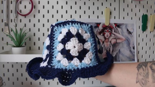 Easy Crochet Granny Bucket Hat pattern 5