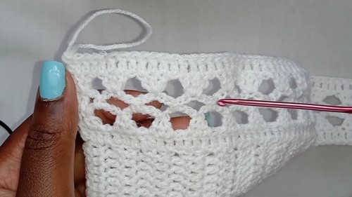 Easy Crochet Front-Tie Top pattern 4