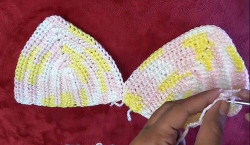 Easy Crochet Bikini Halter Top pattern 2