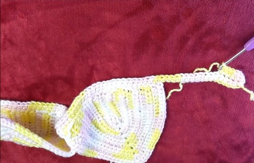 Easy Crochet Bikini Halter Top pattern 3