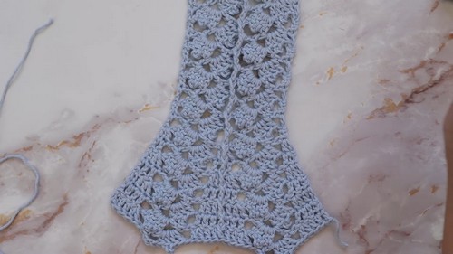 Easy Crochet Lace Top pattern 2