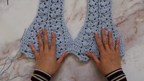 Easy Crochet Lace Top pattern 4