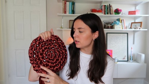 Easy Crochet Ribbon Bag pattern 2