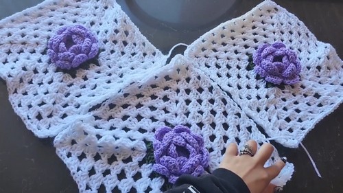 Easy Crochet Simple Poncho pattern 2