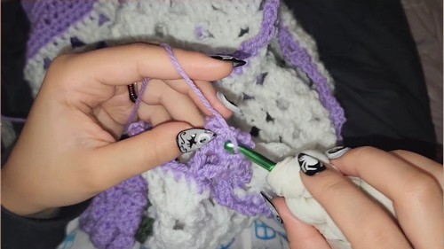 Easy Crochet Simple Poncho pattern 4