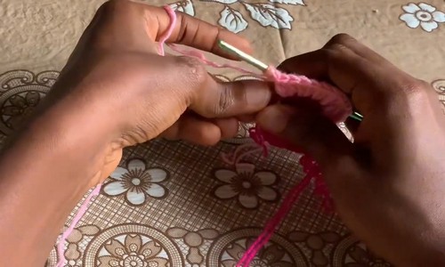 Easy Crochet Earrings pattern 2