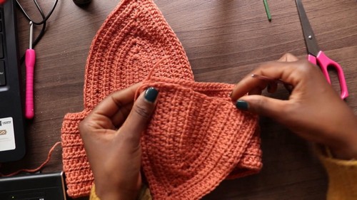 Easy Crochet Bra Top pattern 3