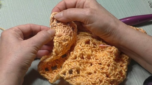 Easy Crochet Simple Shawl pattern 4