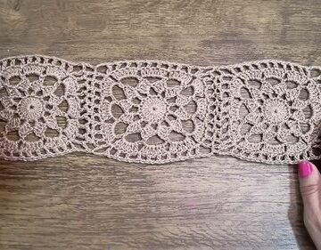 crochet Starburst Granny Square Pattern 4