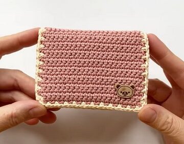 Easy Crochet Card Holder pattern 5