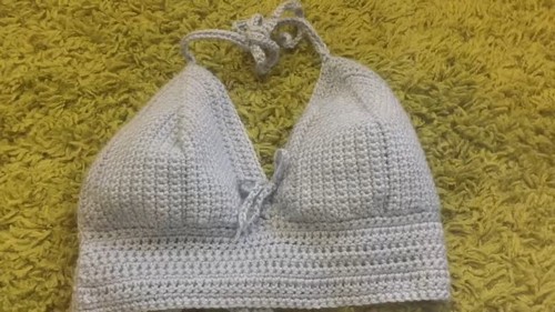 Easy Crochet Bralette pattern 5