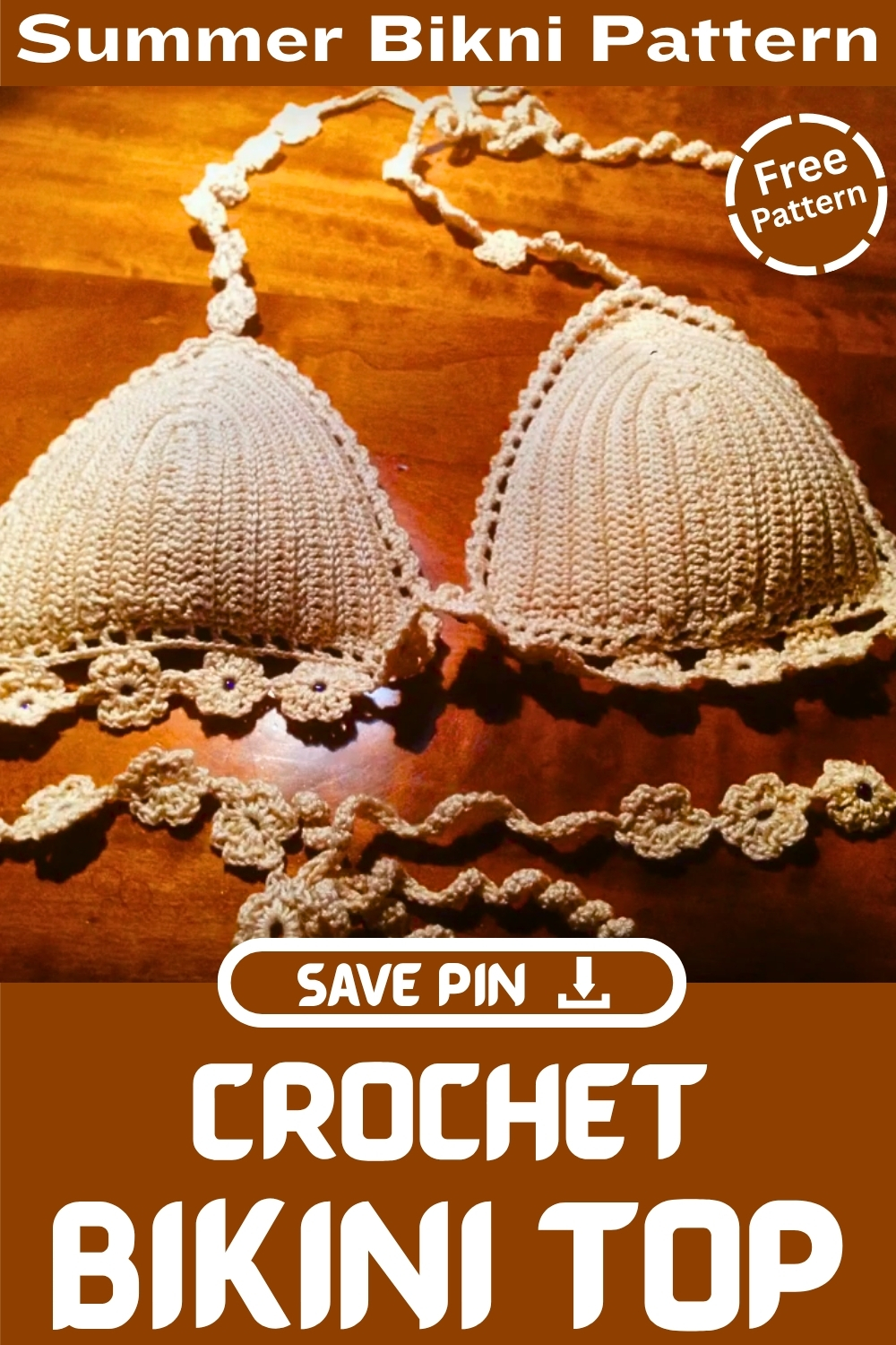 Crochet Bikini Top Summer Bikni Pattern